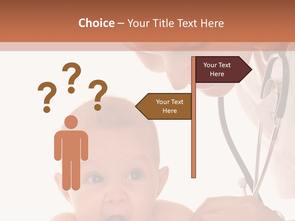 Childhood Youth White PowerPoint Template