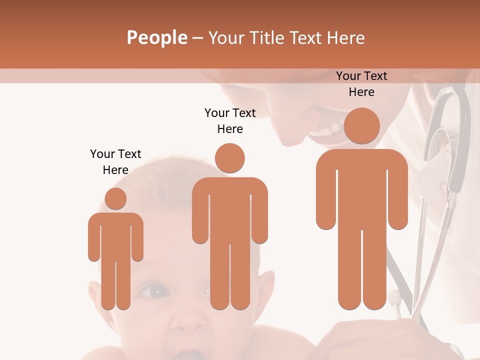 Childhood Youth White PowerPoint Template