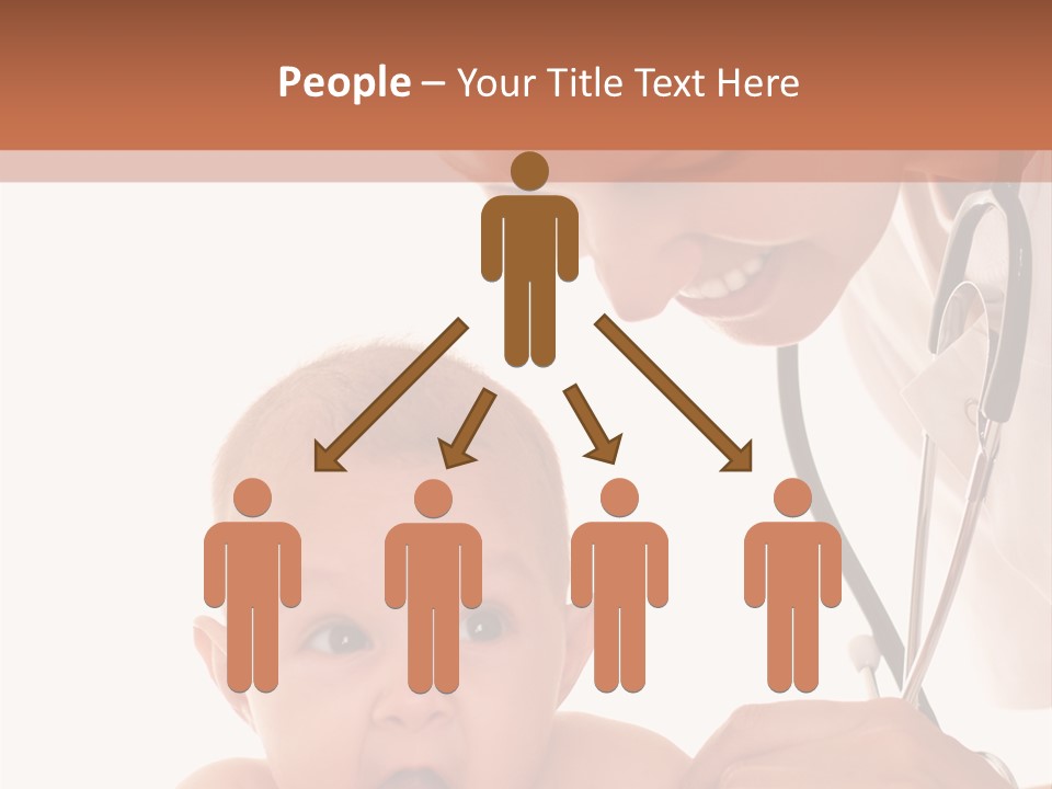 Childhood Youth White PowerPoint Template