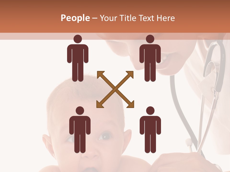 Childhood Youth White PowerPoint Template