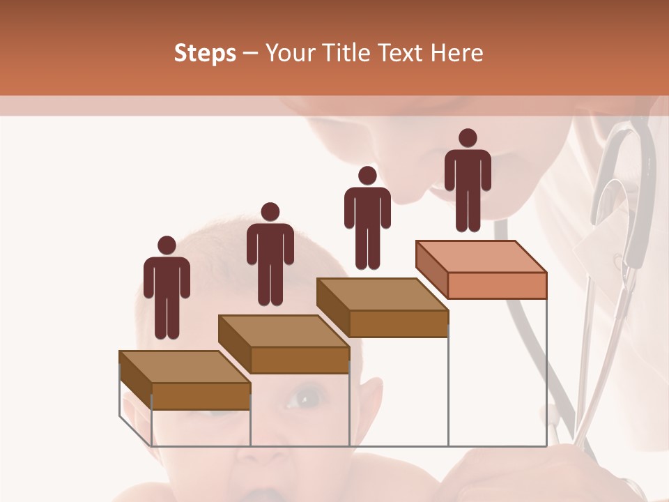 Childhood Youth White PowerPoint Template