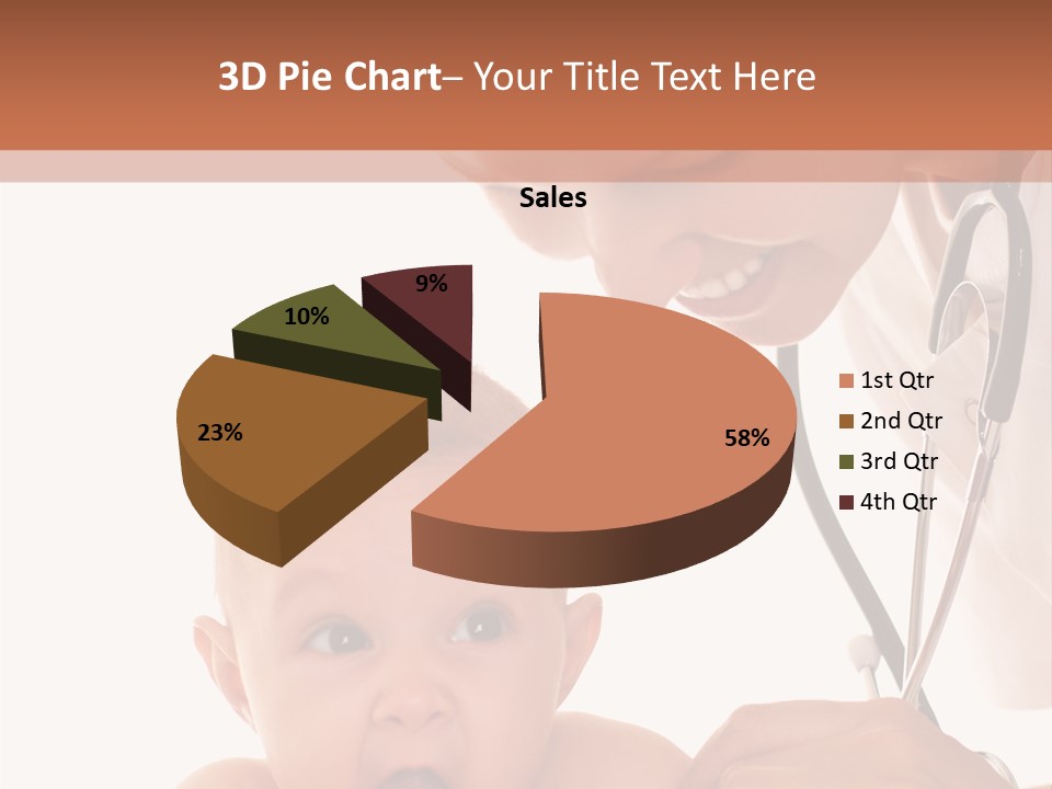 Childhood Youth White PowerPoint Template