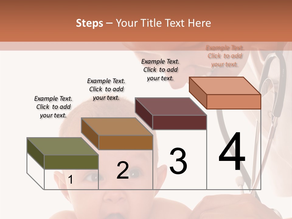 Childhood Youth White PowerPoint Template