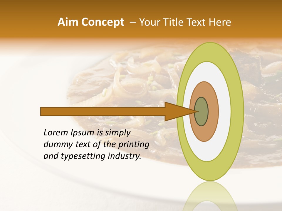 Dinner Onion Food PowerPoint Template