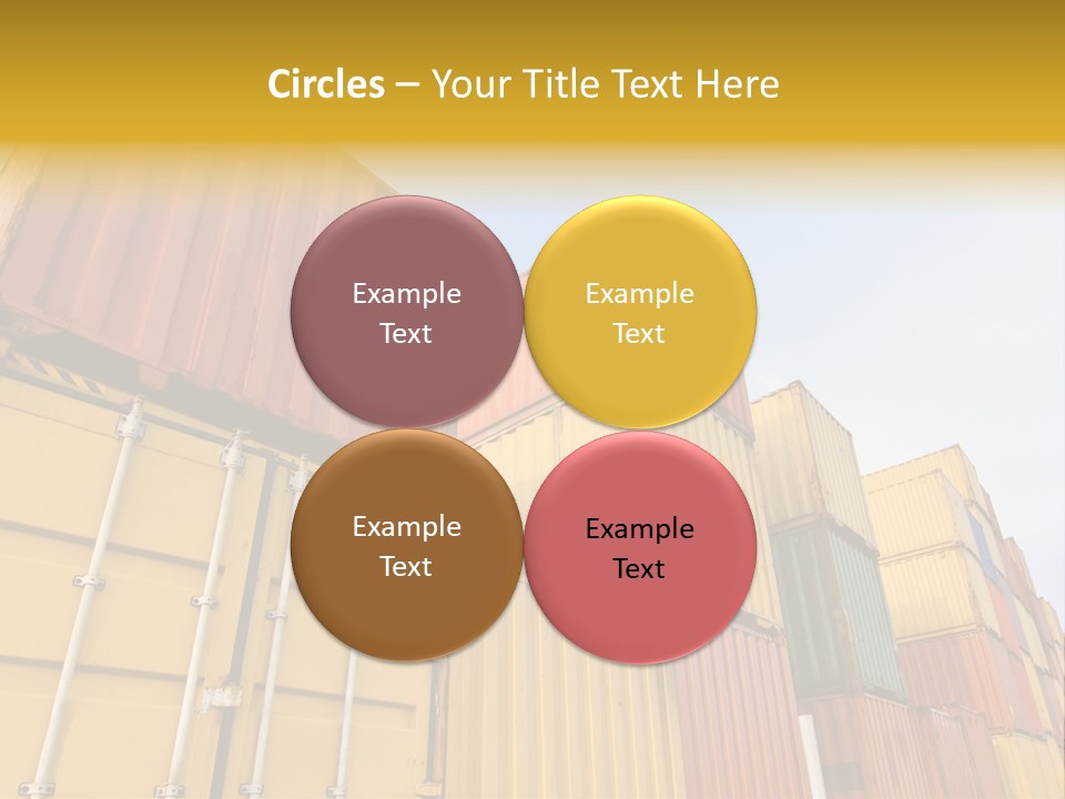 World Industrial Crane PowerPoint Template