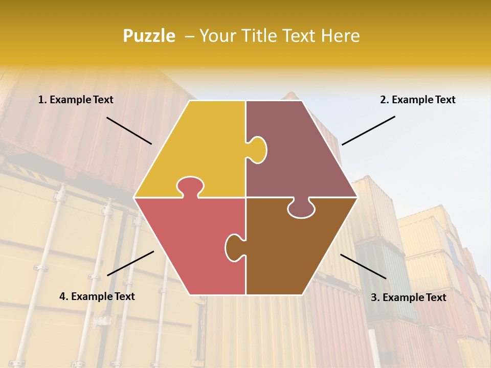World Industrial Crane PowerPoint Template