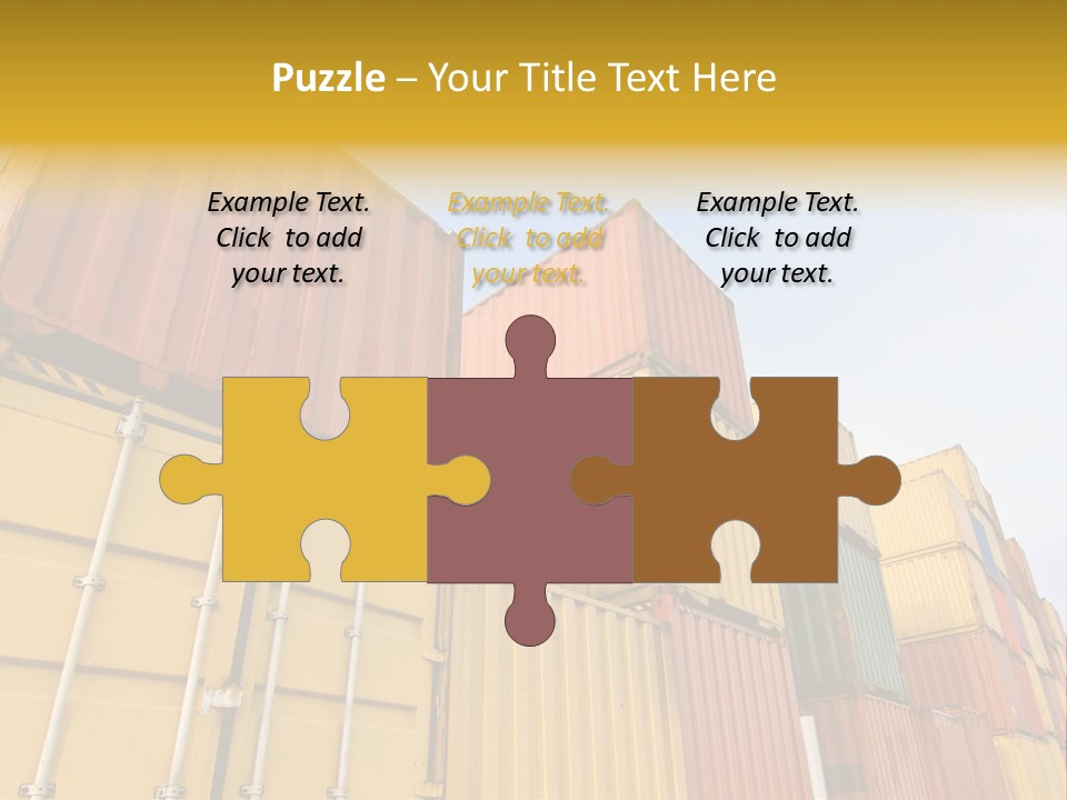 World Industrial Crane PowerPoint Template