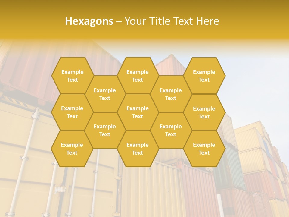 World Industrial Crane PowerPoint Template
