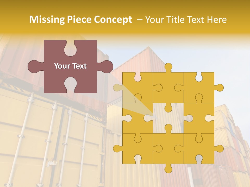 World Industrial Crane PowerPoint Template