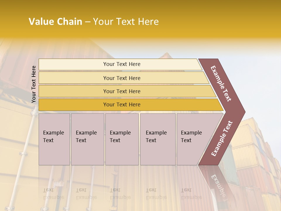World Industrial Crane PowerPoint Template