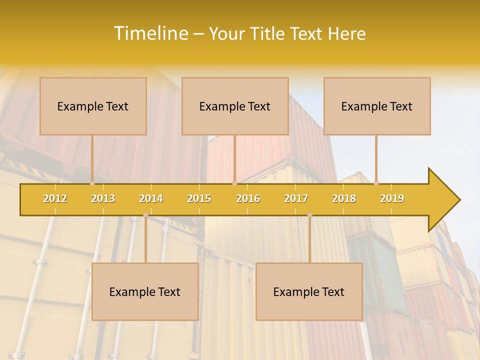 World Industrial Crane PowerPoint Template
