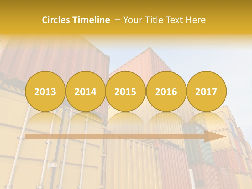 World Industrial Crane PowerPoint Template