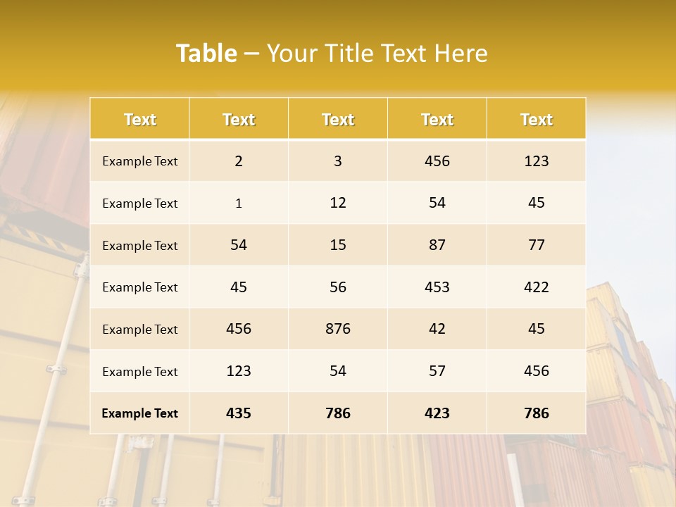 World Industrial Crane PowerPoint Template