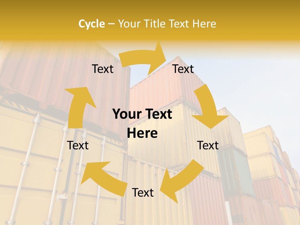 World Industrial Crane PowerPoint Template