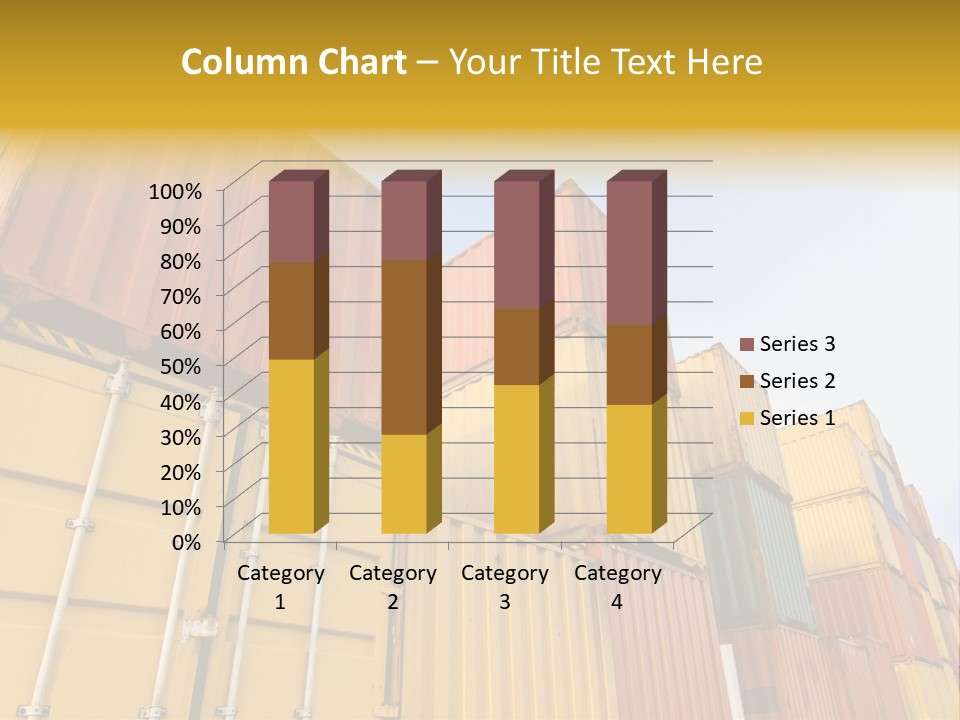 World Industrial Crane PowerPoint Template
