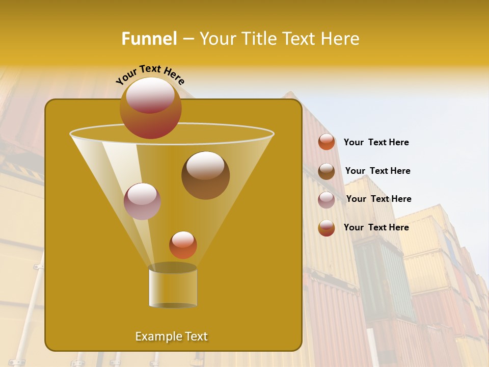 World Industrial Crane PowerPoint Template