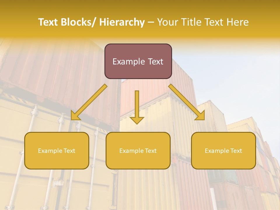 World Industrial Crane PowerPoint Template
