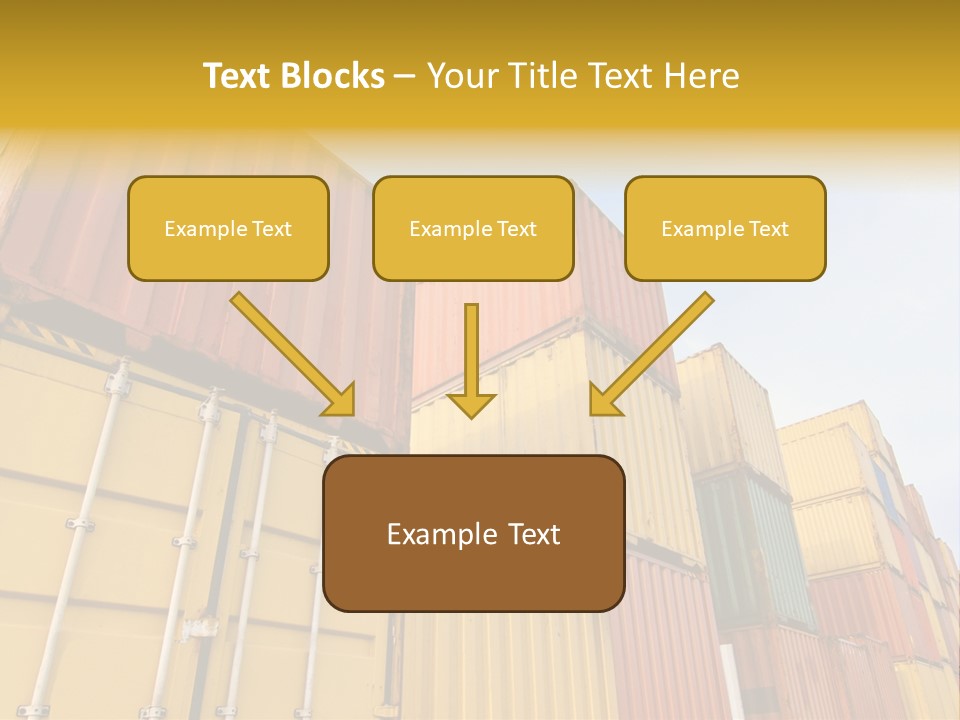 World Industrial Crane PowerPoint Template