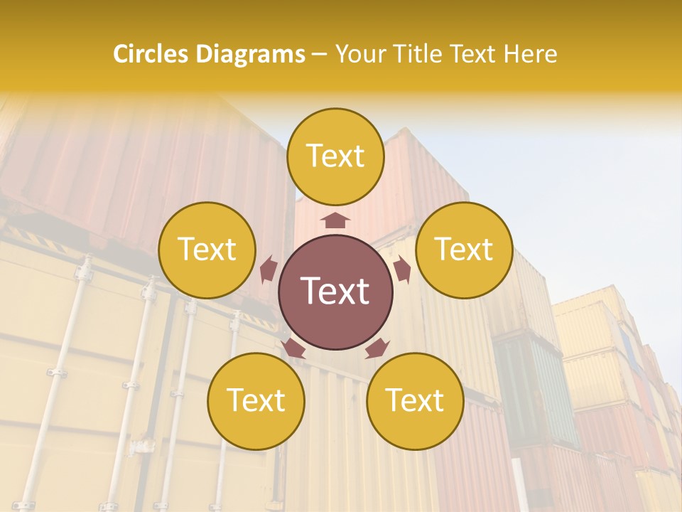World Industrial Crane PowerPoint Template