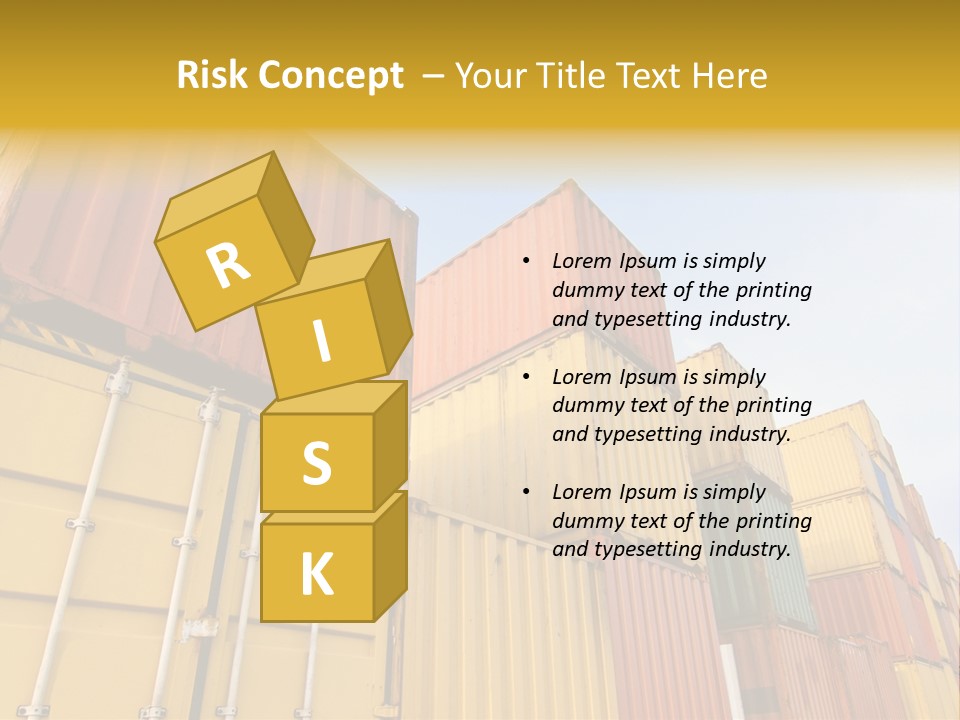 World Industrial Crane PowerPoint Template
