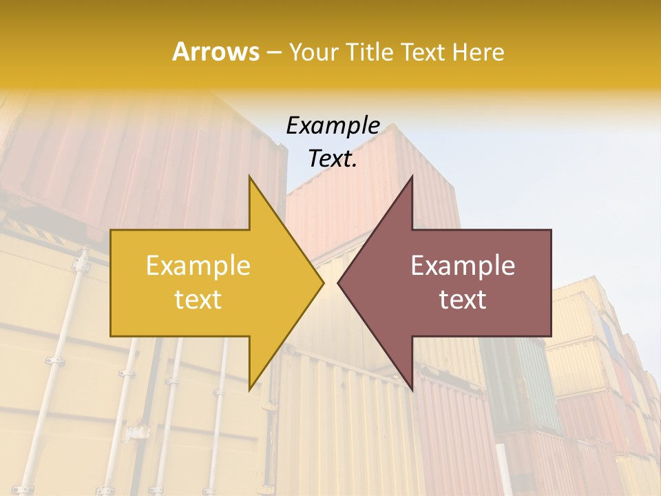 World Industrial Crane PowerPoint Template