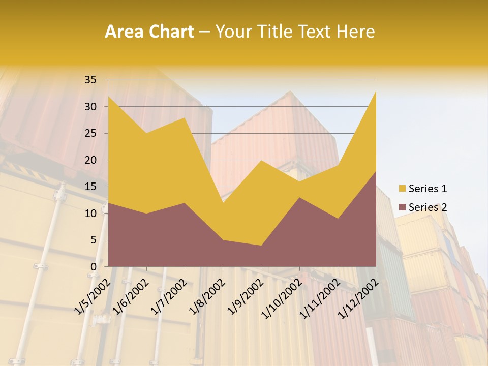World Industrial Crane PowerPoint Template