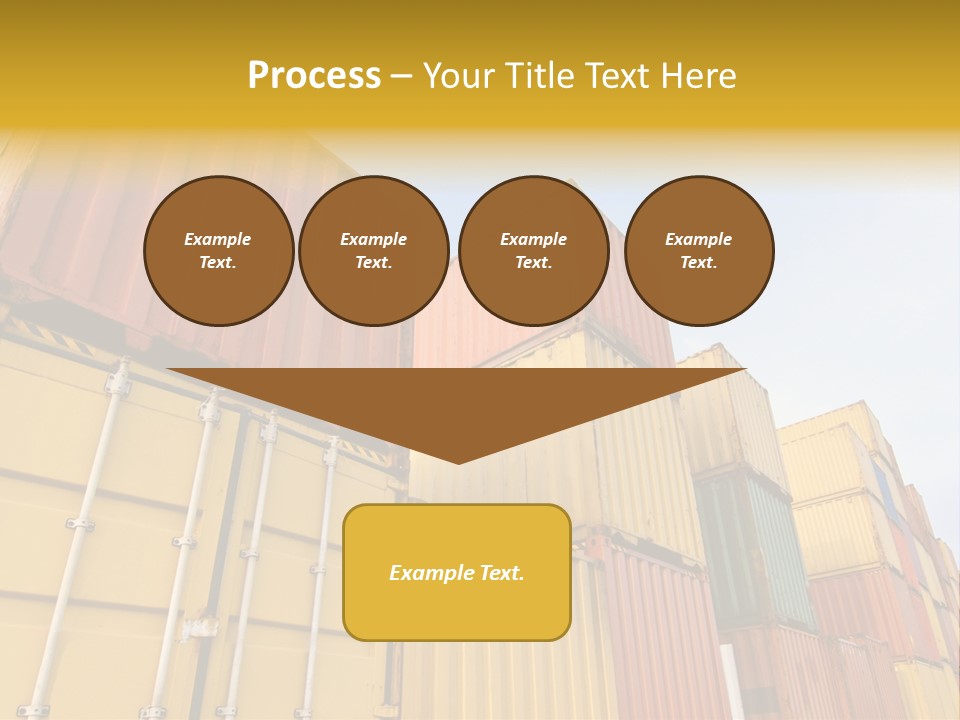 World Industrial Crane PowerPoint Template