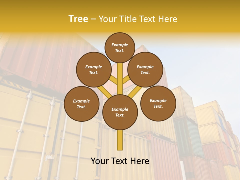 World Industrial Crane PowerPoint Template