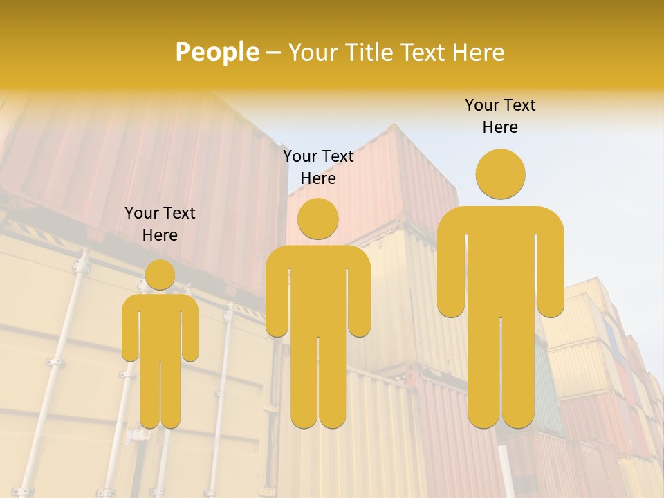World Industrial Crane PowerPoint Template