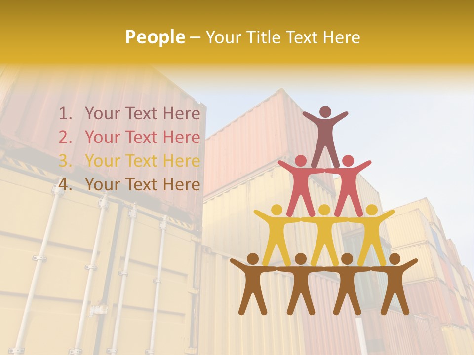 World Industrial Crane PowerPoint Template