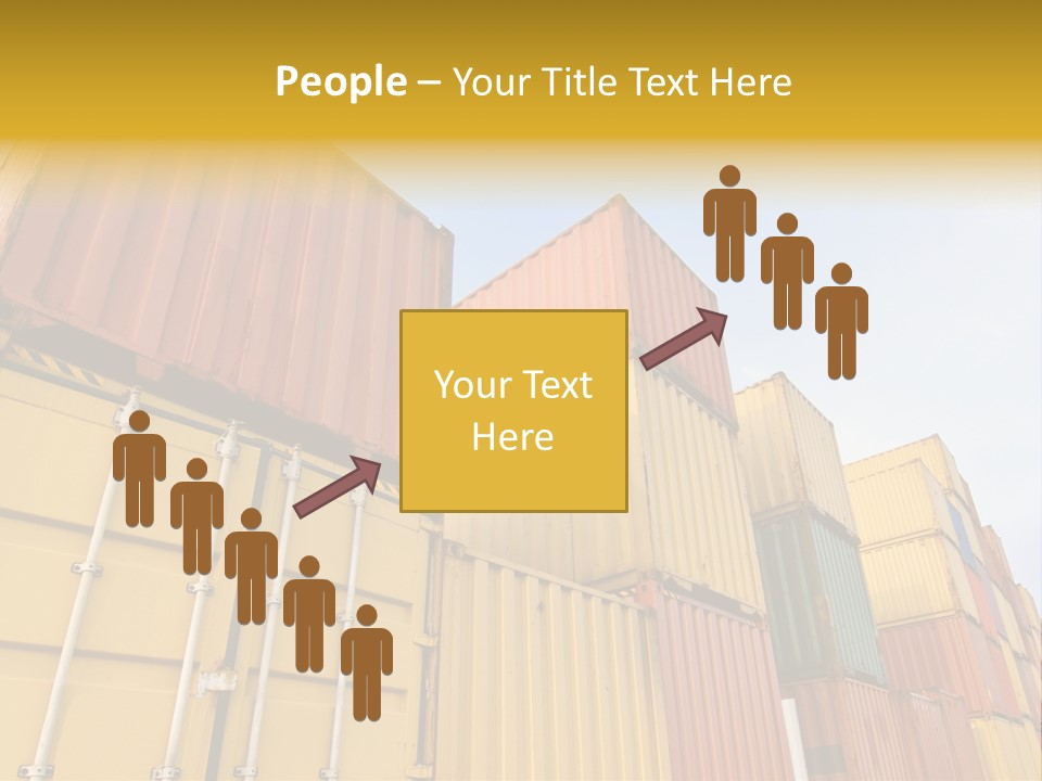 World Industrial Crane PowerPoint Template