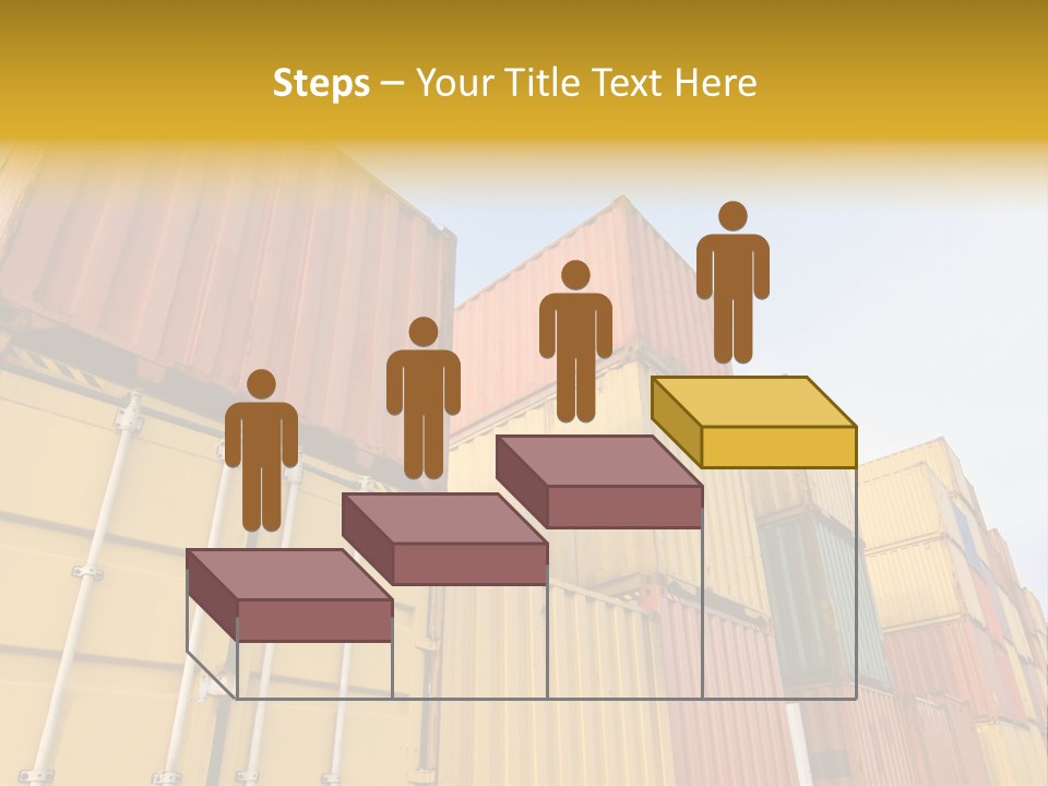 World Industrial Crane PowerPoint Template