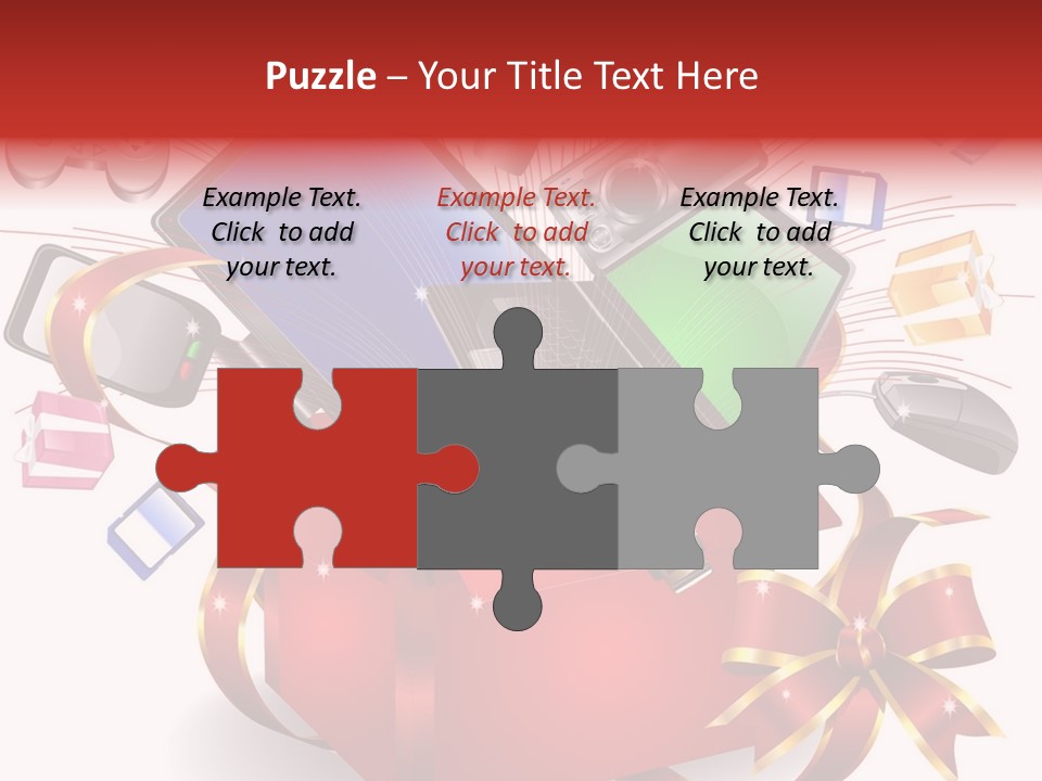 Joystick Internet Silk PowerPoint Template