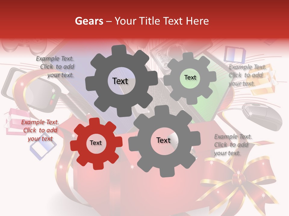 Joystick Internet Silk PowerPoint Template