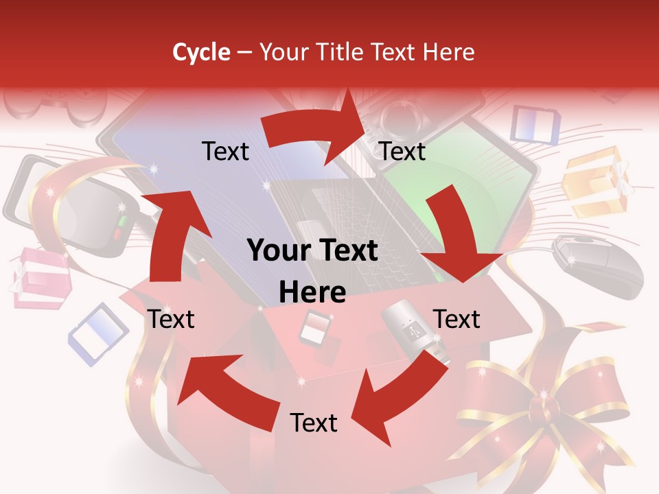 Joystick Internet Silk PowerPoint Template