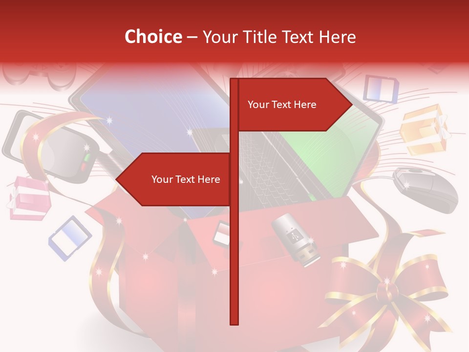 Joystick Internet Silk PowerPoint Template