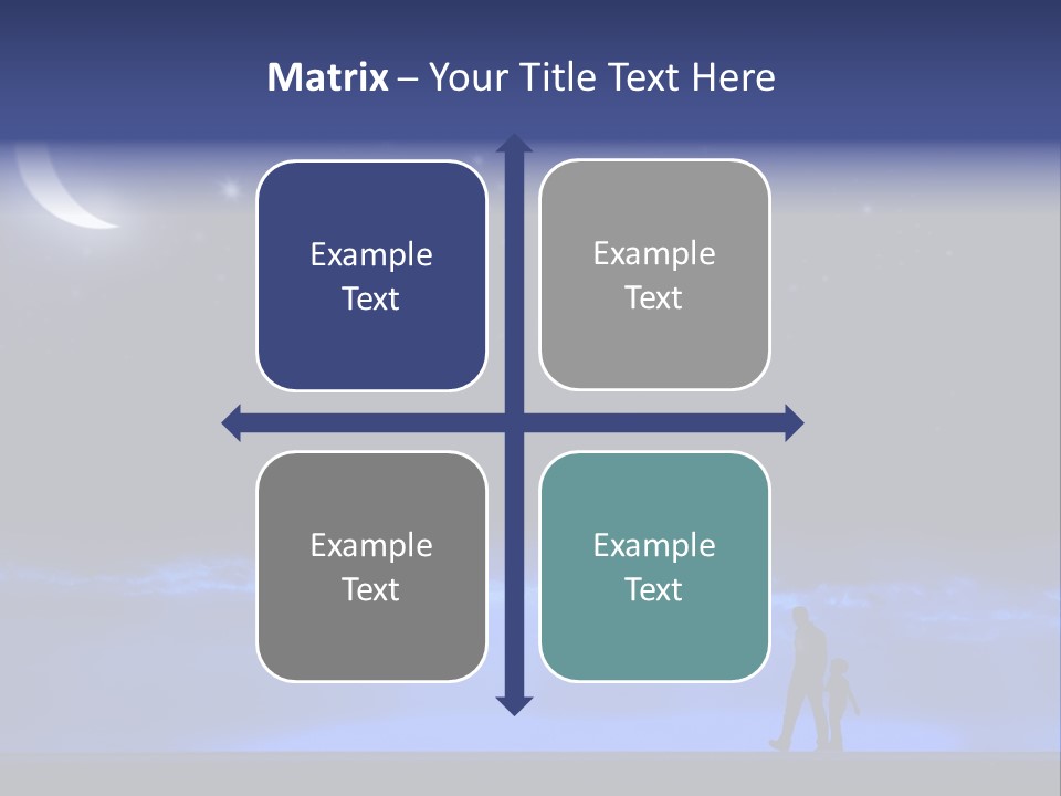 Hand Dust Night PowerPoint Template