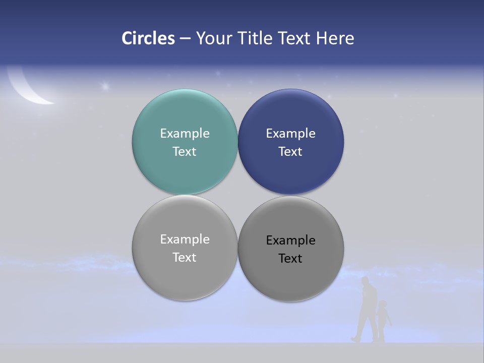 Hand Dust Night PowerPoint Template