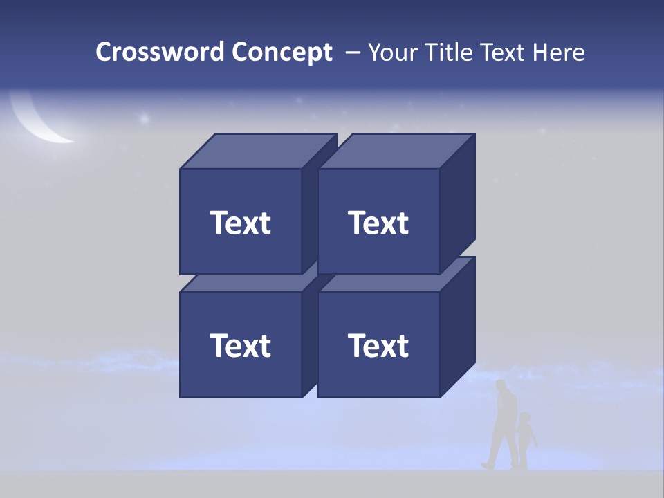Hand Dust Night PowerPoint Template