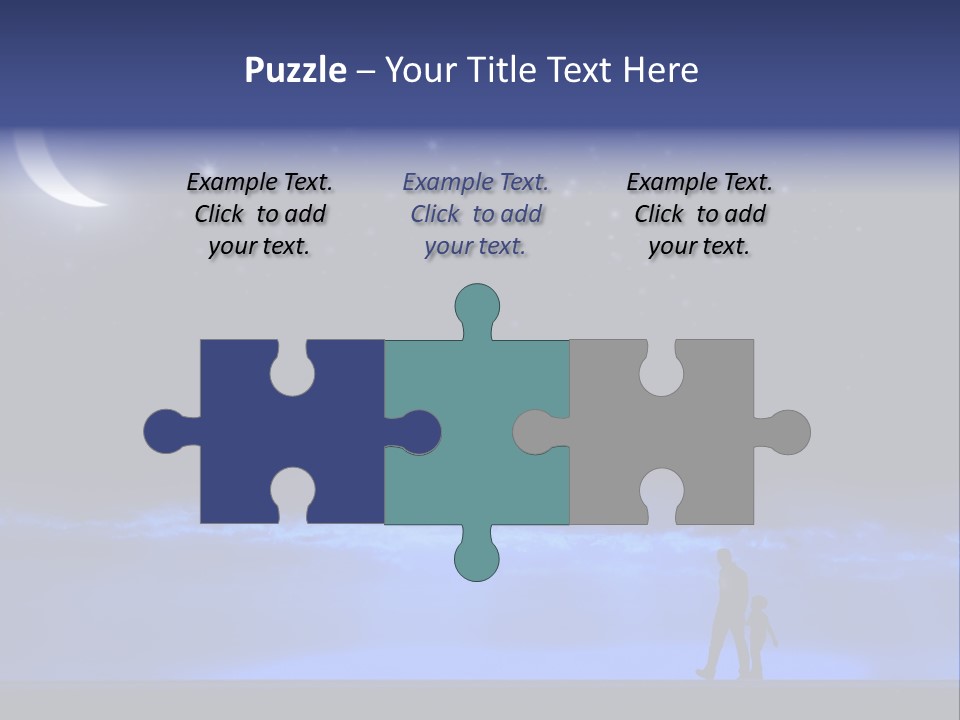 Hand Dust Night PowerPoint Template