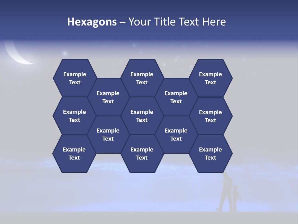 Hand Dust Night PowerPoint Template