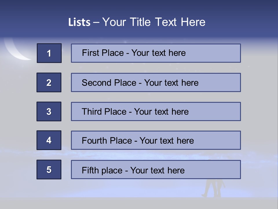 Hand Dust Night PowerPoint Template