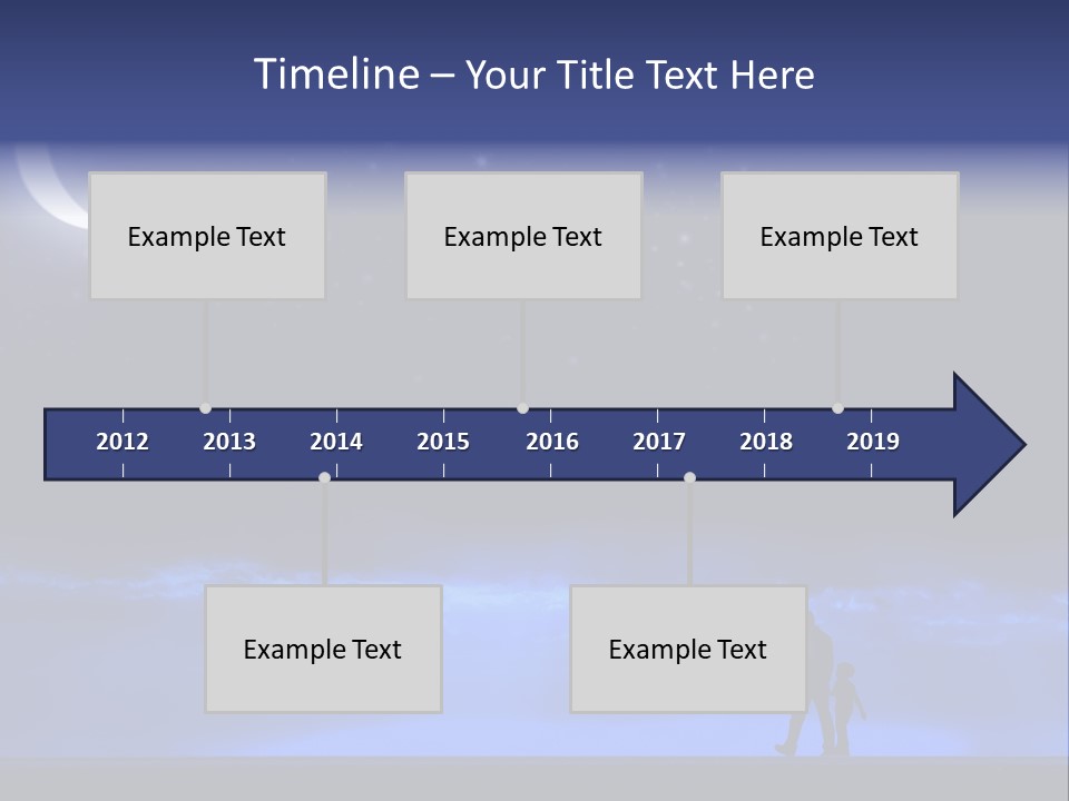 Hand Dust Night PowerPoint Template