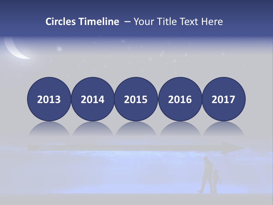 Hand Dust Night PowerPoint Template