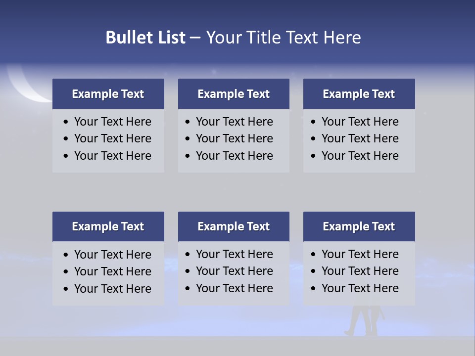 Hand Dust Night PowerPoint Template