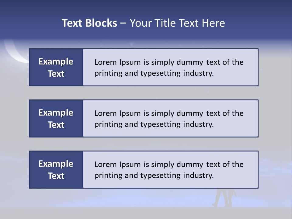Hand Dust Night PowerPoint Template