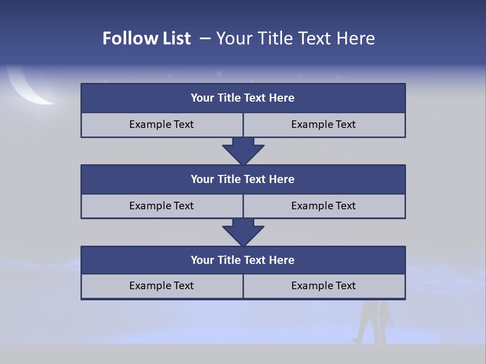 Hand Dust Night PowerPoint Template