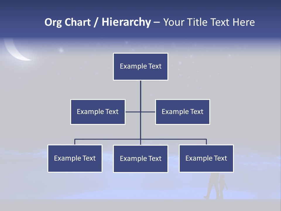 Hand Dust Night PowerPoint Template