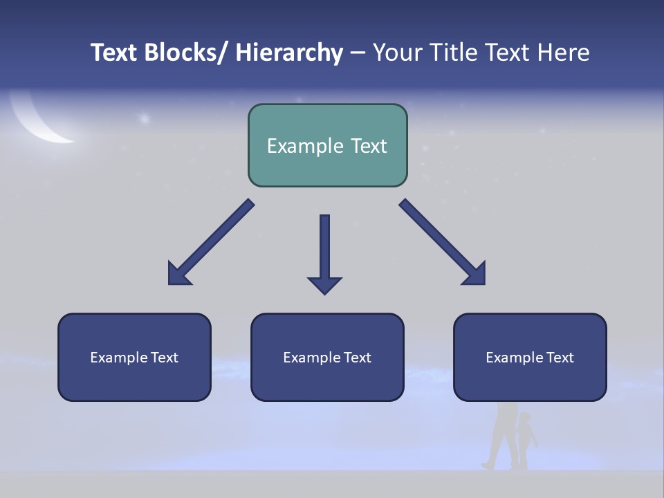 Hand Dust Night PowerPoint Template