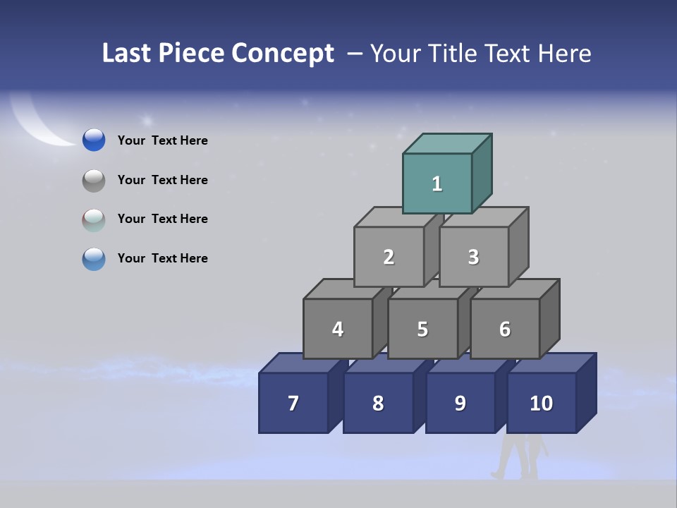 Hand Dust Night PowerPoint Template